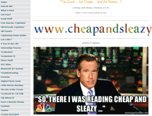Tablet Screenshot of cheapandsleazy.net